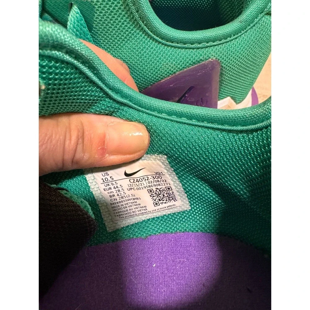 Nike LeBron Witness 6 Tropical Teal Purple Pink Mens Basketball Shoes CZ4052-300